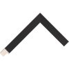 Black/Silver - 22mm - Flat - Paint