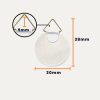 Gummed cloth hangers sizes Gummed Cloth Hangers - 10 Pack