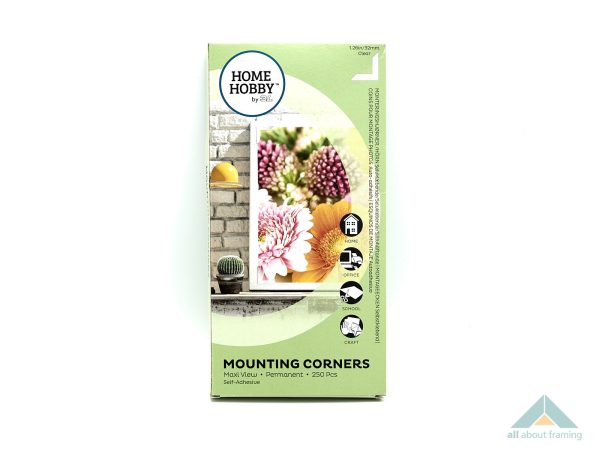mounting-corners-box-front-wb-1 Archival Self Adhesive 32mm Mounting Corners