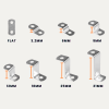 Canvas offsets Nickel sizes Canvas Offsets - 20 pack