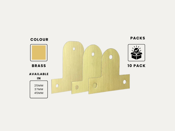 Bendable fixing plates with bg (1) Bendable Fixing Plates - Multiple sizes