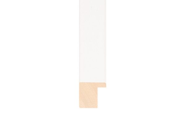 453000127 White - 22mm - Flat - Open Grained