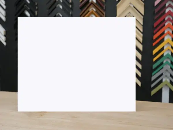 Pre-cut Budget Mounts 500 x 400mm White (10pk)