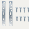 Anchor plate 4 hole 90mm Anchor Plates 90mm (4 hole) 10 pack