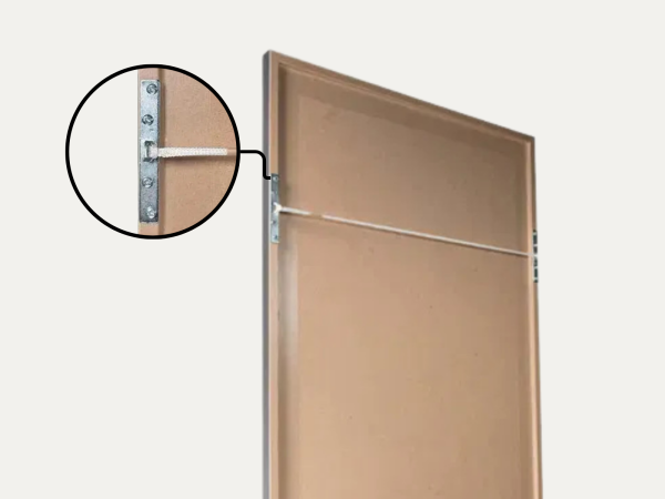 Anchor plate 4 hole 90mm on frame Narrow Frame Fixing Pack (4 hole)
