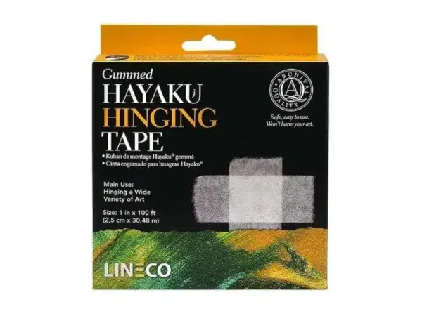 Lineco Gummed Hayaku Hinging Tape 25mm x 30m