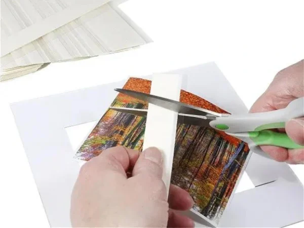 Lineco archival see thru strips 1585 action shot 2 Lineco See Thru Archival Mounting Strips 100mm - 60 Pack
