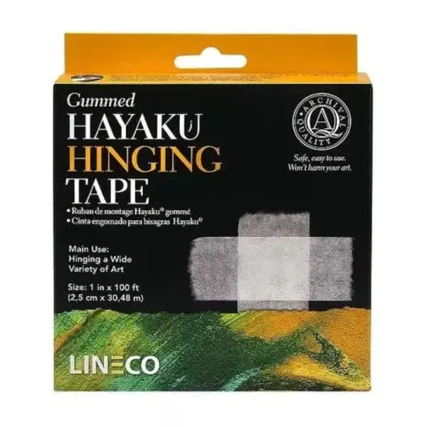 Lineco Gummed Hayaku Hinging Tape 25mm x 30m