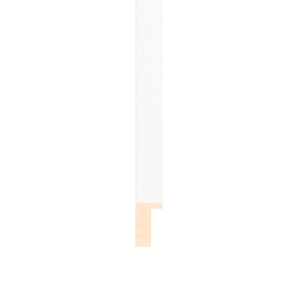 White - 15mm - Flat - Stain-length White - 15mm - Flat - Stain