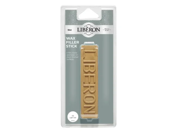 lightoakwaxfillerstick Liberon Wax Filler Stick