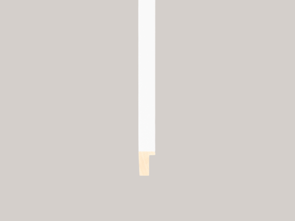 533127000 length White - 15mm - Flat - Paint