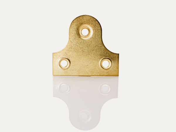 Three hole mirror fixing plate main image 3 Hole Mirror Plates - 10 pack