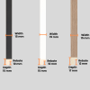 thin-frame-mouldings-measurements.png Picture frame - A5 - 210 x 148 mm - Thin