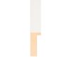 428000127 White - 22mm - Flat - Stain