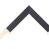 Black - 22mm - Flat - Stain