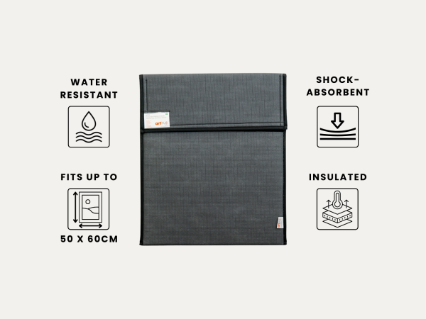 YA0001GY Artwork & Frame Transport Bags: 50 x 60cm