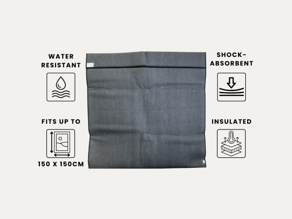 YA0004GY Artwork & Frame Transport Bags: 150 x 150cm