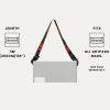 YA0005GY Artwork & Frame Transport Bag Adjustable Strap