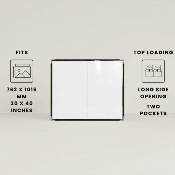 art-sleeve-762×1016mm-(30 × 40)-divider Art & Print Display Sleeves: (30" x 40") 762 × 1016 mm With Divider